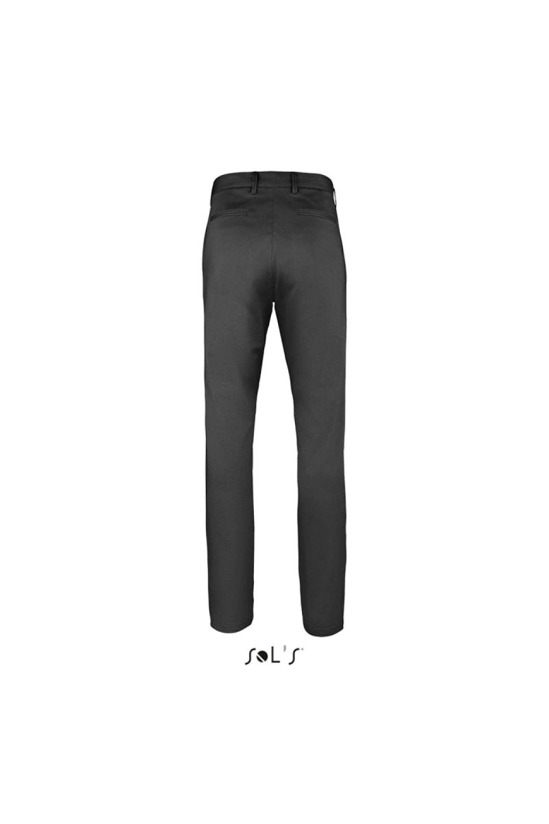 SOL'S JARED MEN - SATIN STRETCH TROUSERS