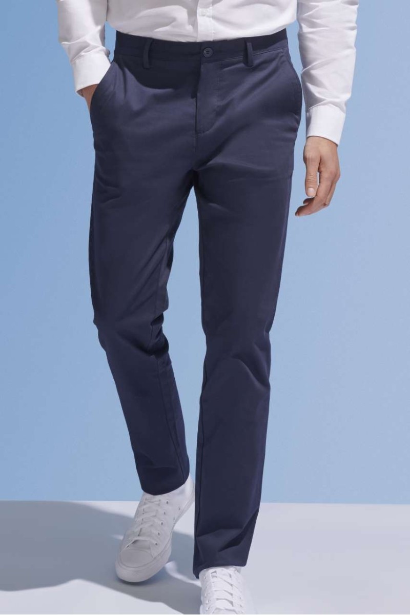 SOL'S JARED BĂRBAȚI - PANTALONI DIN SATIN STRETCH