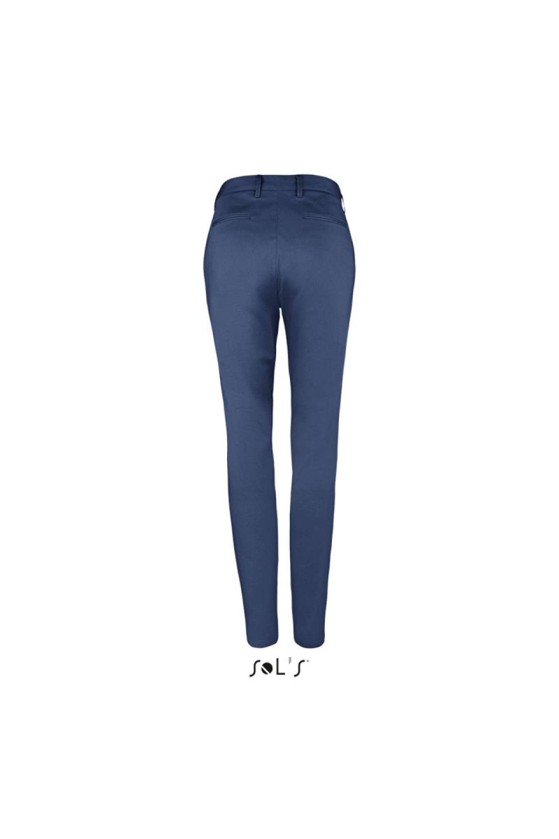 SOL'S JARED WOMEN - SATIN STRETCH TROUSERS