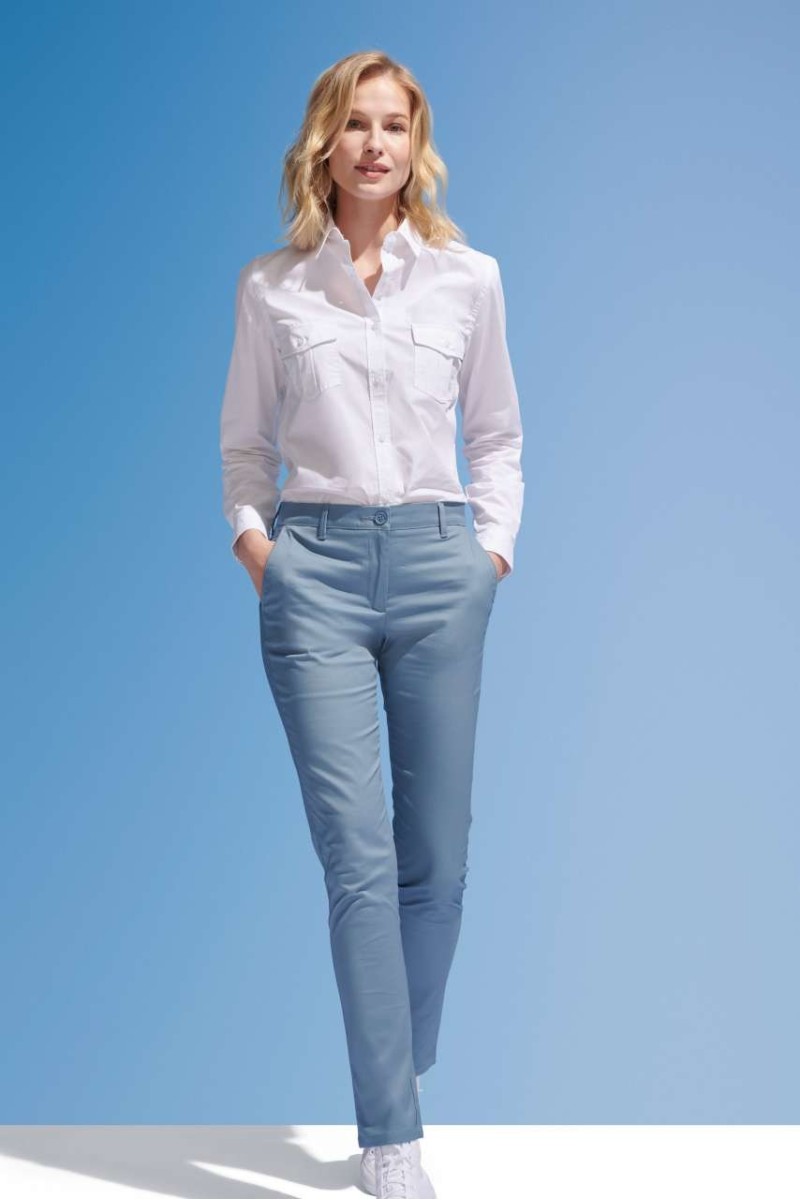 SOL'S JARED FEMEI - PANTALONI DIN SATIN STRETCH