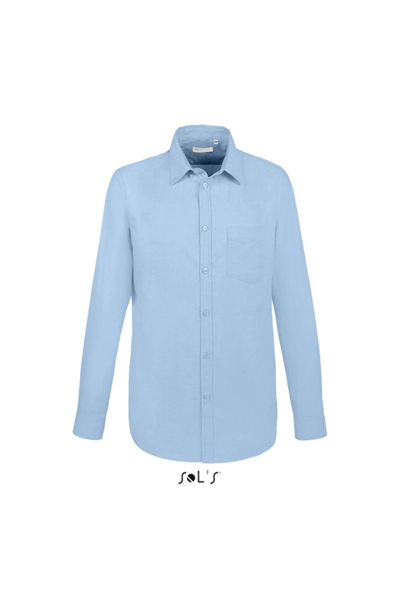 SOL'S BOSTON FIT - CĂMAȘĂ OXFORD CU MÂNECĂ LUNGĂ PENTRU BĂRBAȚI