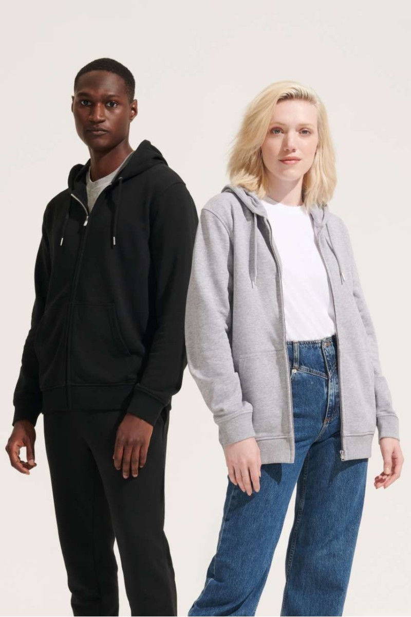 SOL'S CALIPSO - UNISEX FULL-ZIP HOODIE