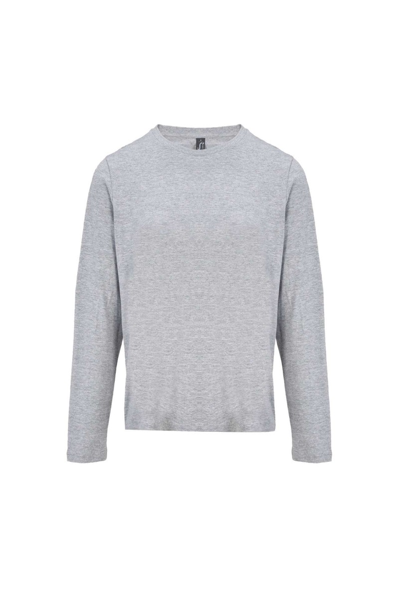 SOL'S MONARCH WOMEN - LONG SLEEVE T-SHIRT WITH ROUND NECK