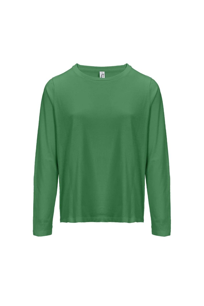SOL'S MONARCH WOMEN - TRICOU CU MÂNECĂ LUNGĂ CU GÂT ROTUND