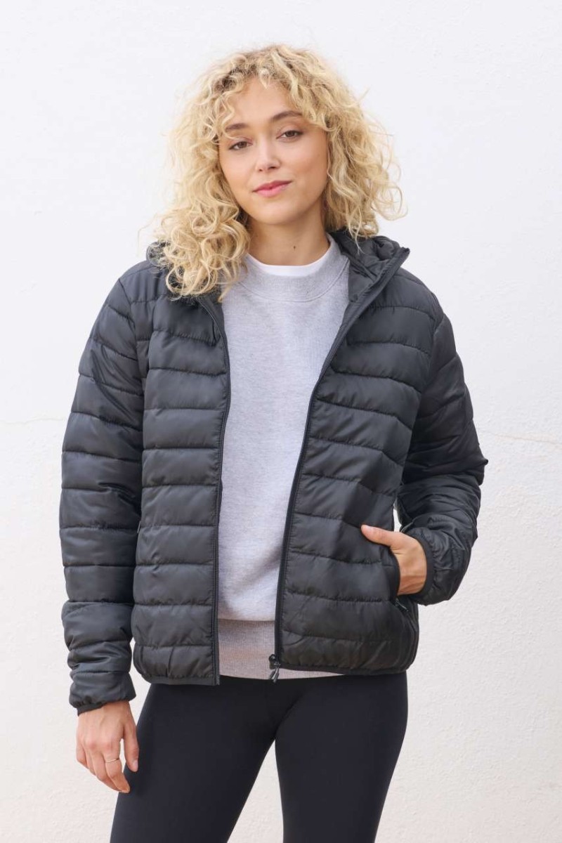 SOL'S STREAM HOODED WOMEN - LIGHTWEIGHT HOODED PADDED JACKET