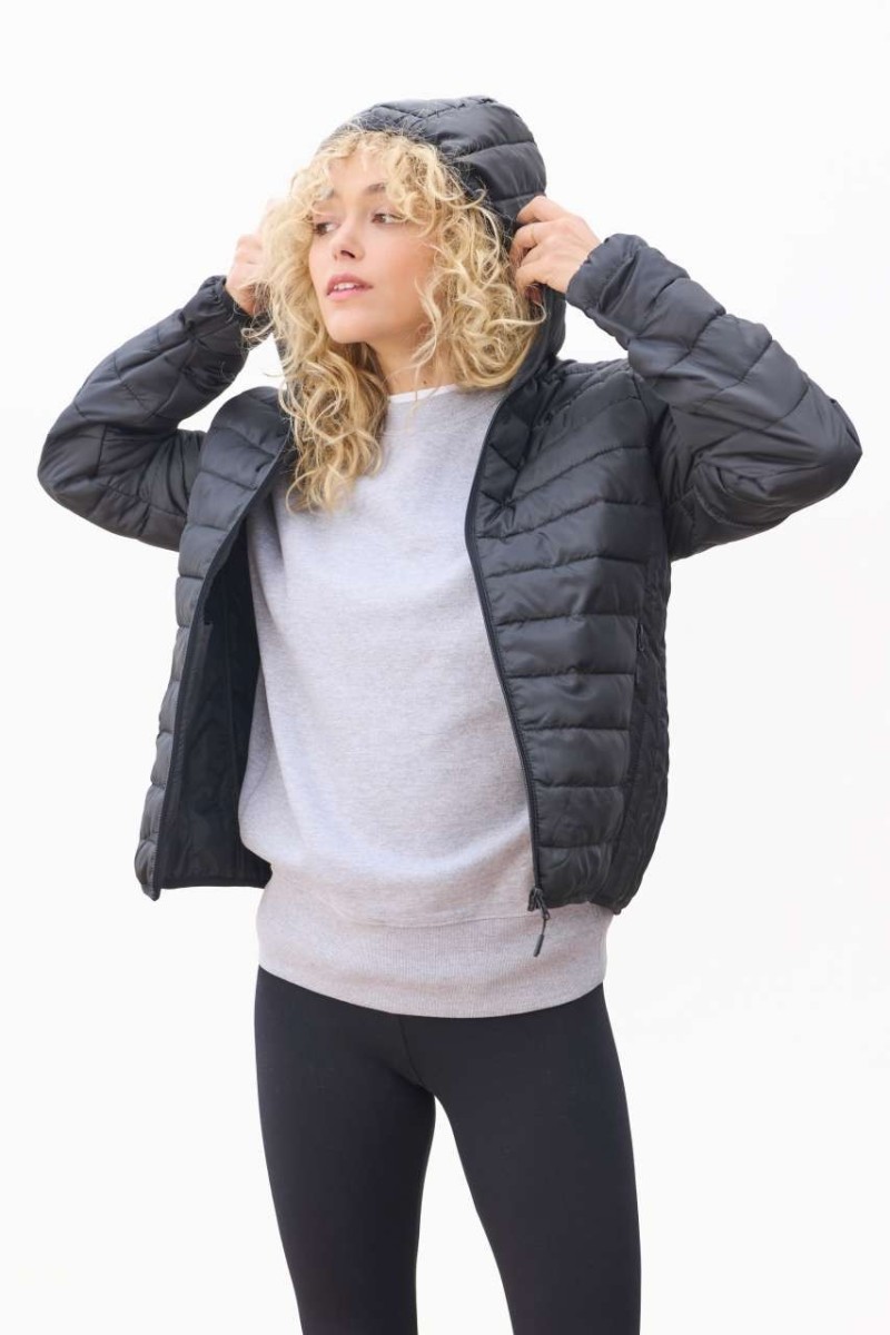 SOL'S STREAM HOODED WOMEN - LIGHTWEIGHT HOODED PADDED JACKET