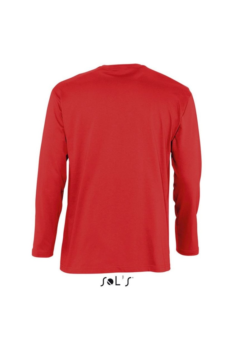 SOL'S MONARCH - TRICOU CU MÂNECĂ LUNGĂ CU GULER ROTUND PENTRU BĂRBAȚI