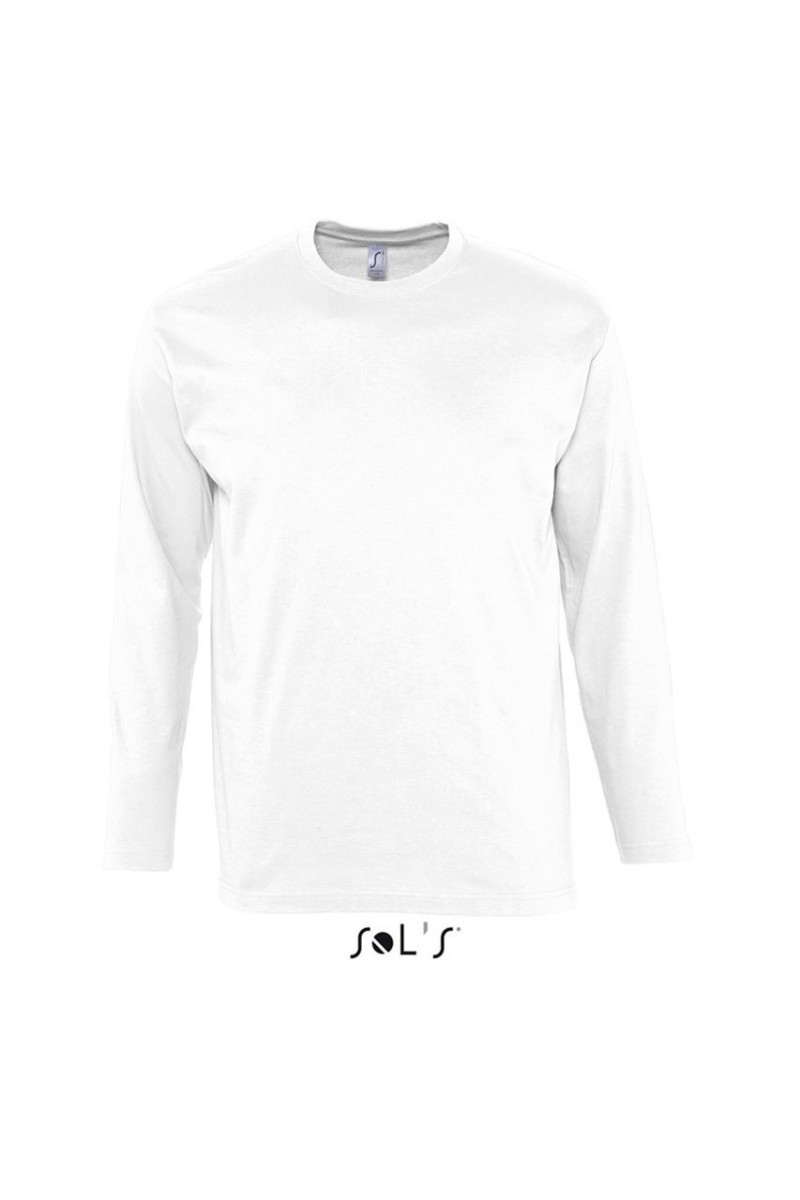 SOL'S MONARCH - TRICOU CU MÂNECĂ LUNGĂ CU GULER ROTUND PENTRU BĂRBAȚI
