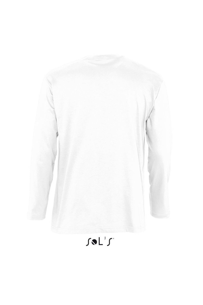 SOL'S MONARCH - TRICOU CU MÂNECĂ LUNGĂ CU GULER ROTUND PENTRU BĂRBAȚI