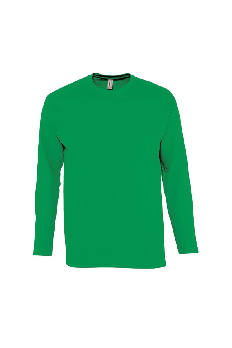 SOL'S MONARCH - TRICOU CU MÂNECĂ LUNGĂ CU GULER ROTUND PENTRU BĂRBAȚI