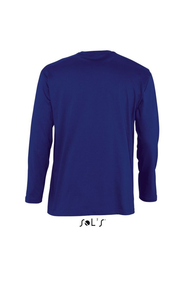 SOL'S MONARCH - TRICOU CU MÂNECĂ LUNGĂ CU GULER ROTUND PENTRU BĂRBAȚI
