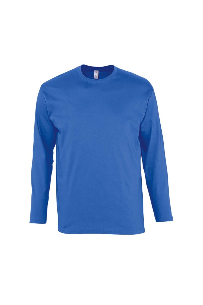 SOL'S MONARCH - TRICOU CU MÂNECĂ LUNGĂ CU GULER ROTUND PENTRU BĂRBAȚI
