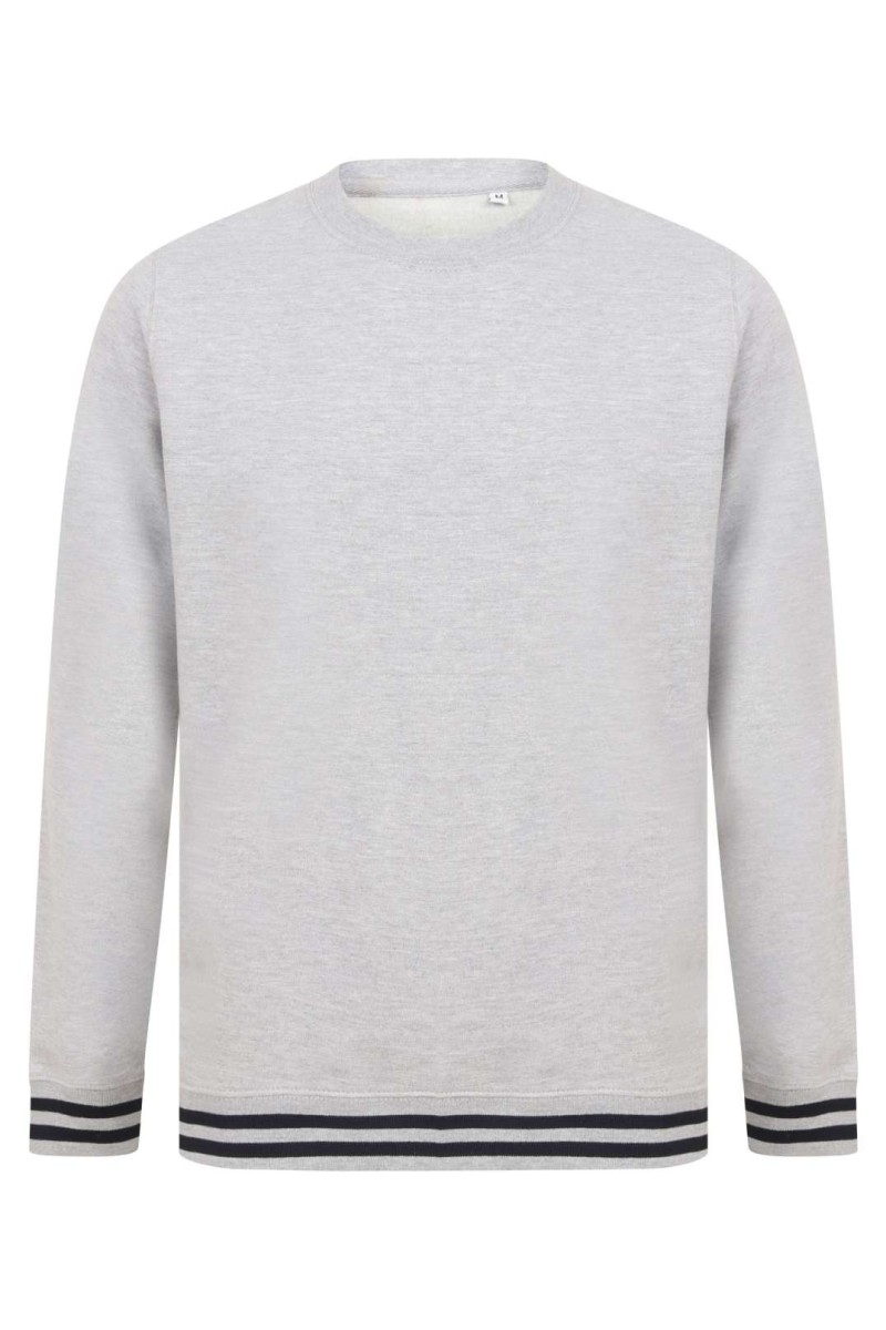 SWEAT WITH STRIPE CUFFS