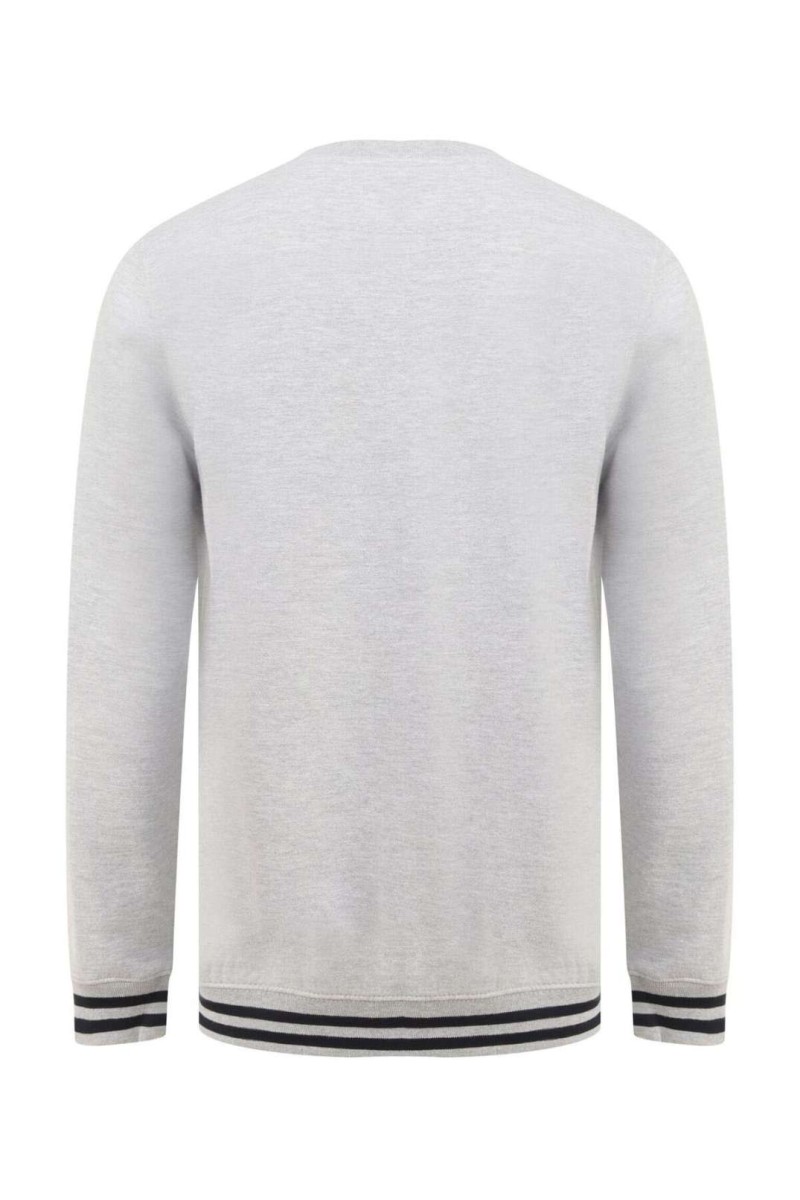 SWEAT WITH STRIPE CUFFS