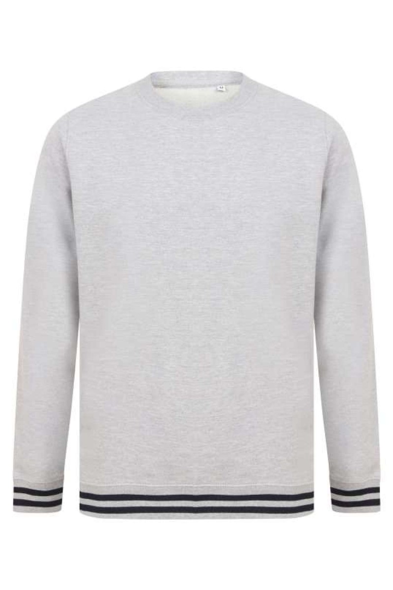 SWEAT WITH STRIPE CUFFS