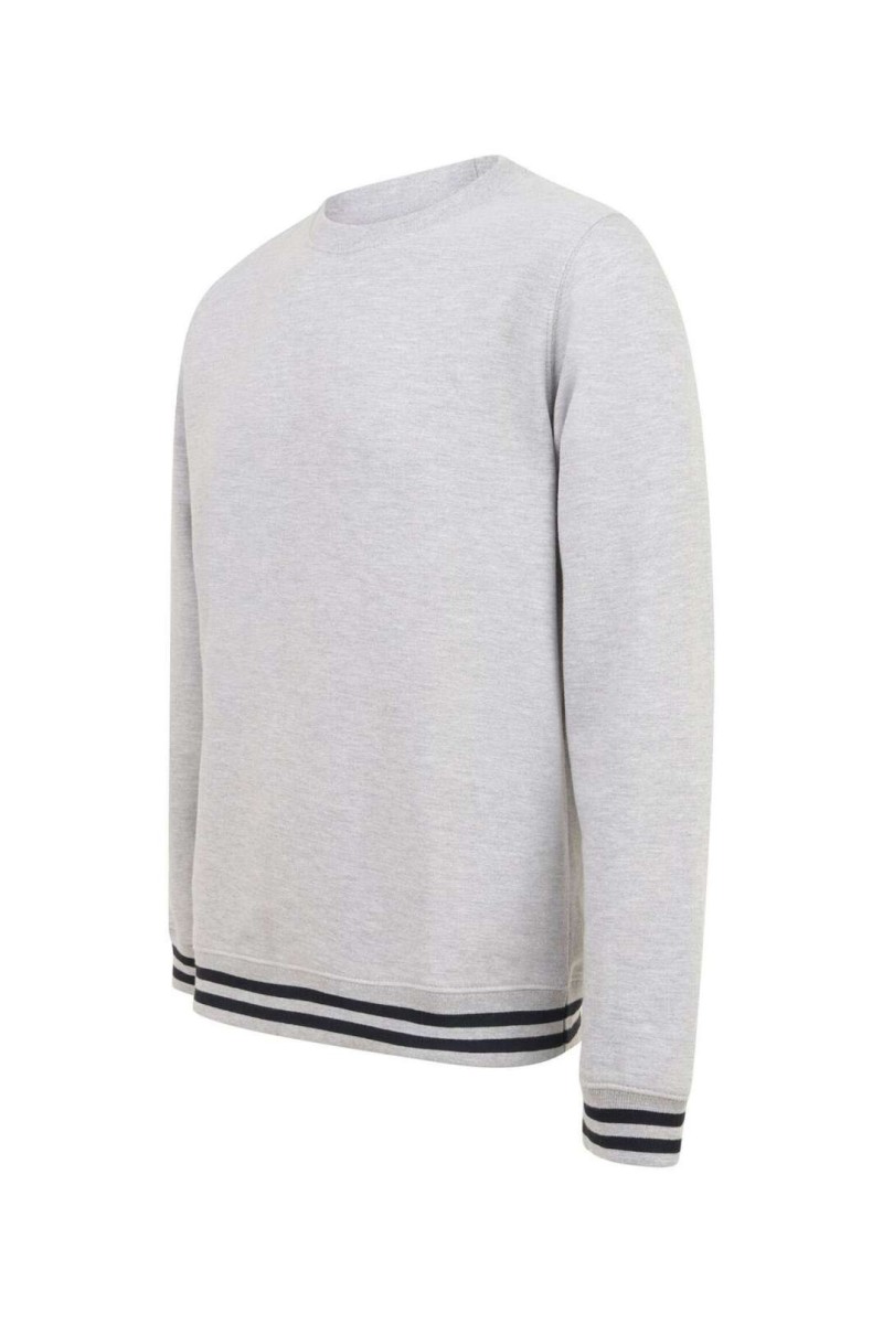 SWEAT WITH STRIPE CUFFS