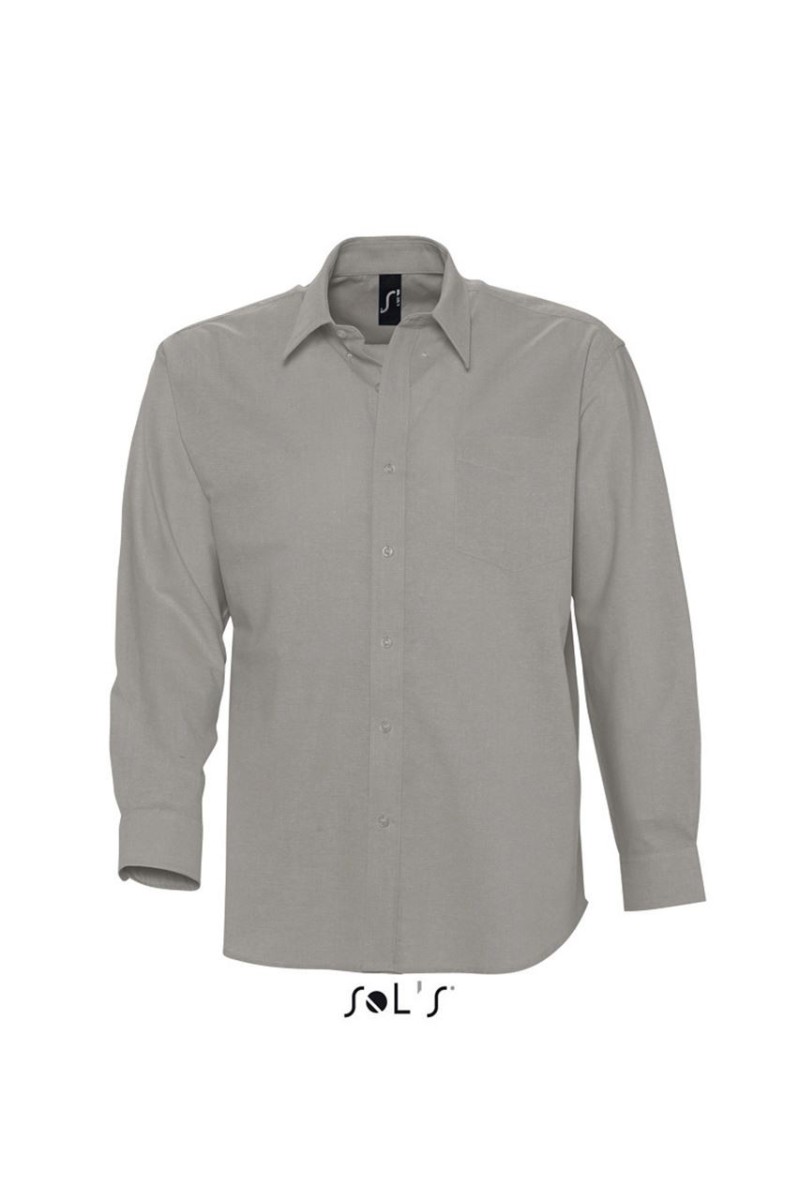 SOL'S BOSTON - LONG SLEEVE OXFORD MEN'S SHIRT