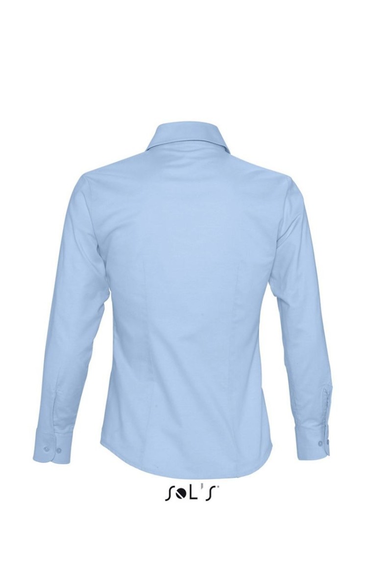 SOL'S EMBASSY - LONG SLEEVE OXFORD WOMEN'S SHIRT