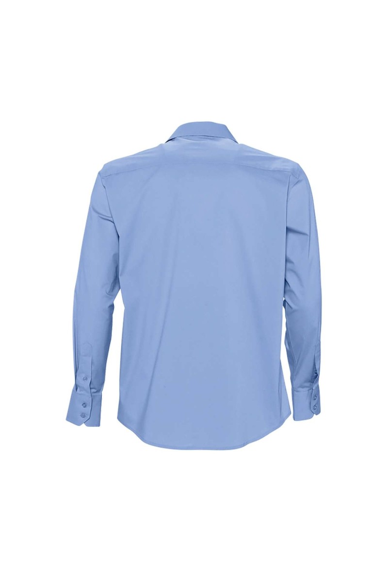 SOL'S BRIGHTON - LONG SLEEVE STRETCH MEN'S SHIRT