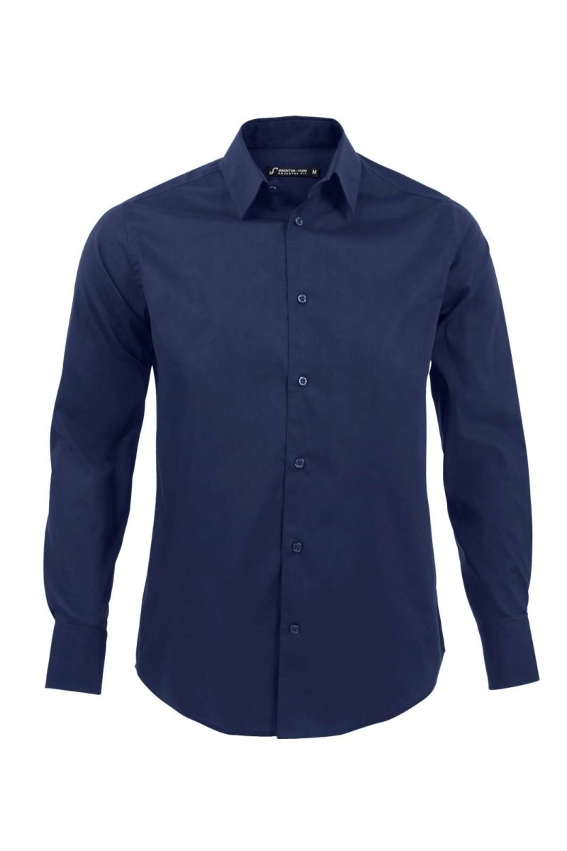 SOL'S BRIGHTON - LONG SLEEVE STRETCH MEN'S SHIRT