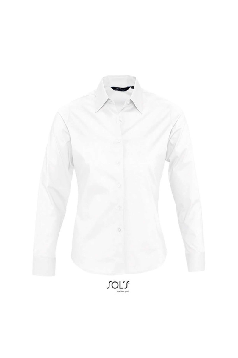 SOL'S EDEN - LONG SLEEVE STRETCH WOMEN'S SHIRT