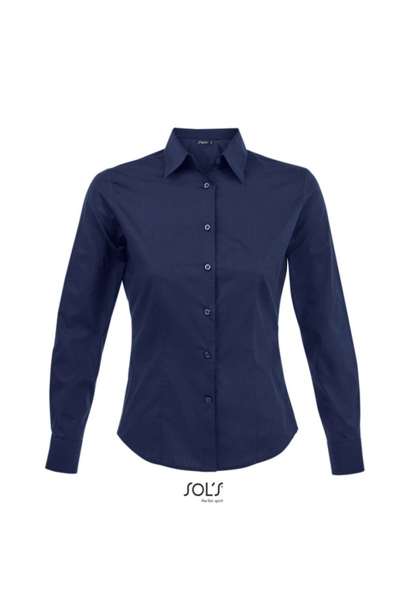 SOL'S EDEN - CĂMAȘĂ CU MÂNECĂ LUNGĂ ELASTICĂ PENTRU FEMEI
