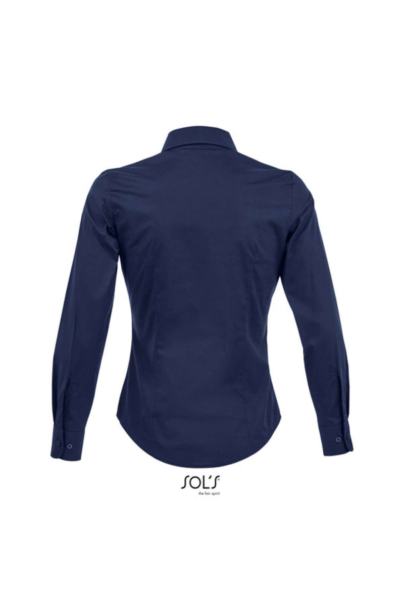 SOL'S EDEN - LONG SLEEVE STRETCH WOMEN'S SHIRT