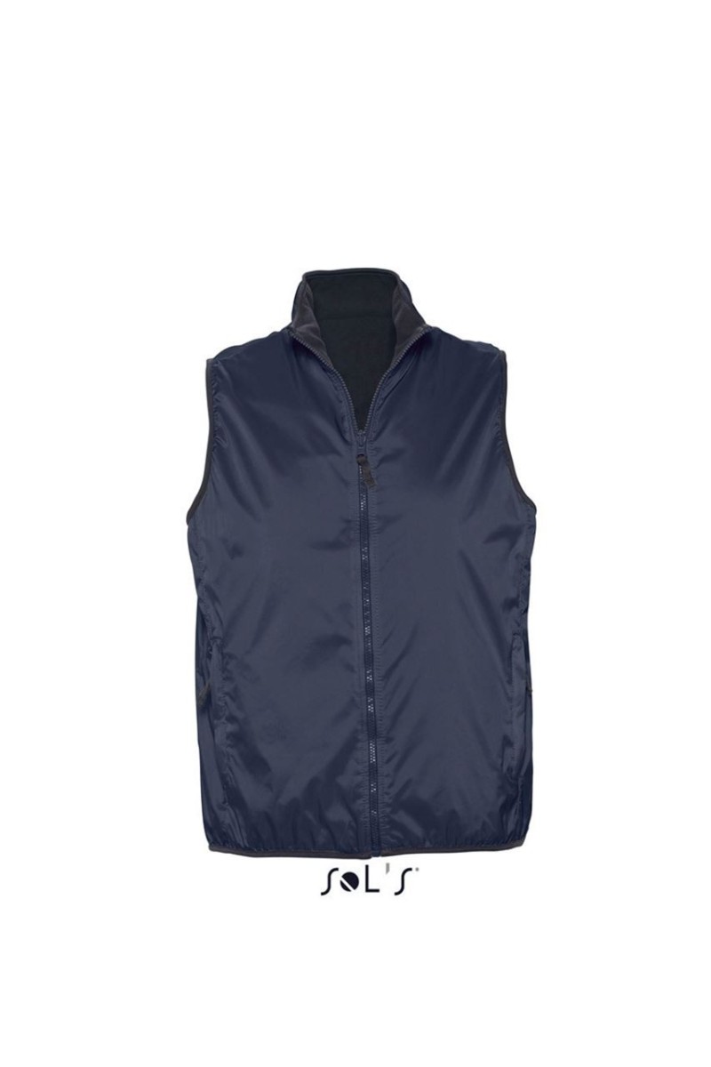 SOL'S WINNER - BODYWARMER UNISEX REVERSIBIL CONTRASTAT