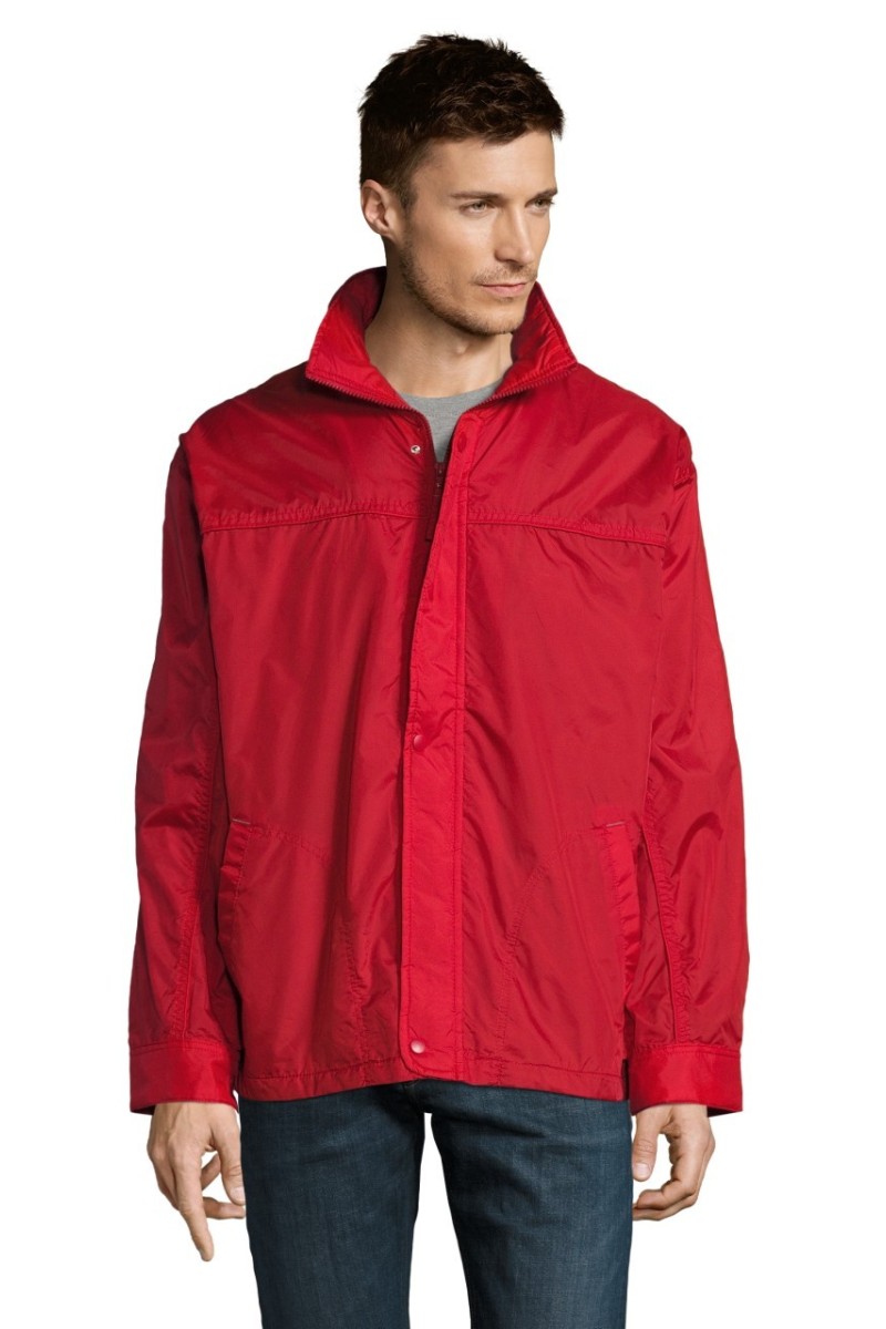 SOL'S MISTRAL - JERSEY-LINED WATER REPELLENT WINDBREAKER