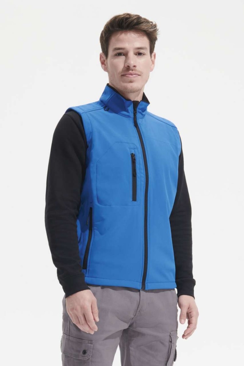 SOL'S RALLYE BĂRBAȚI - JACHETĂ SOFTSHELL FĂRĂ MÂNECI