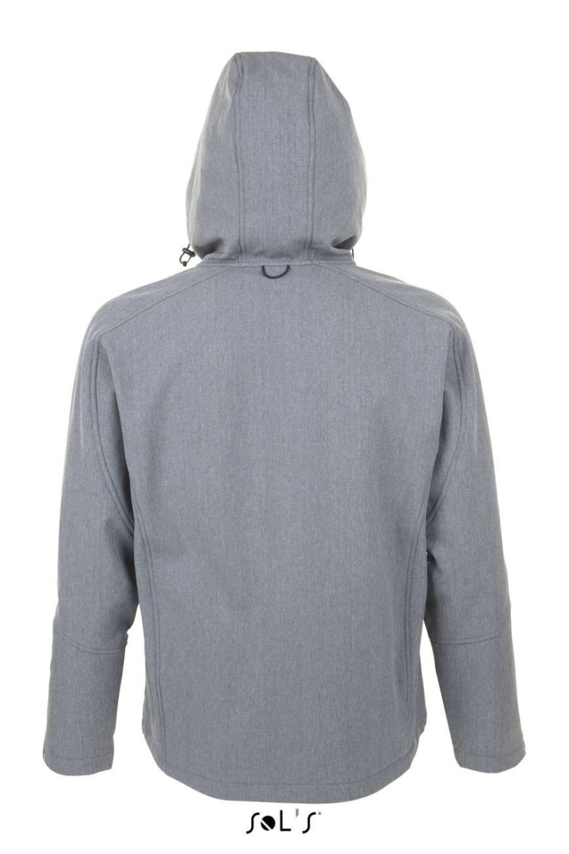 SOL'S REPLAY BĂRBAȚI - SOFTSHELL CU GLUGĂ