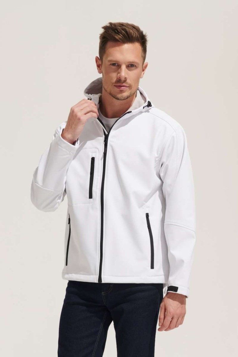 SOL'S REPLAY BĂRBAȚI - SOFTSHELL CU GLUGĂ