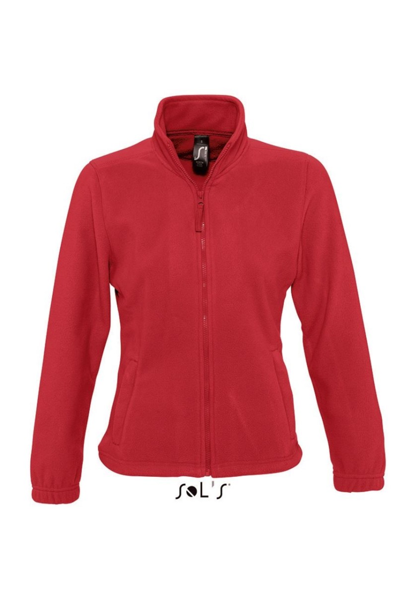 SOL'S NORTH WOMEN - JACHETĂ FLEECE CU FERMOAR