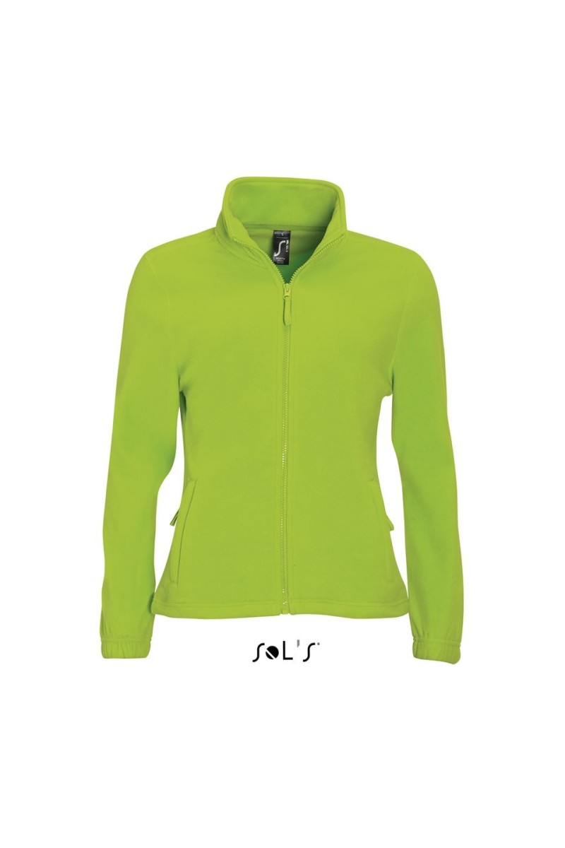SOL'S NORTH WOMEN - JACHETĂ FLEECE CU FERMOAR