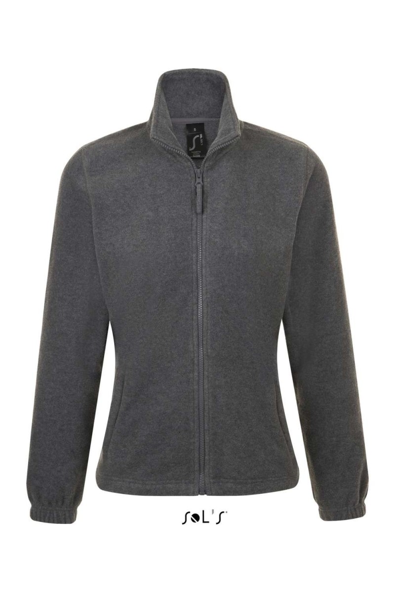 SOL'S NORTH WOMEN - JACHETĂ FLEECE CU FERMOAR