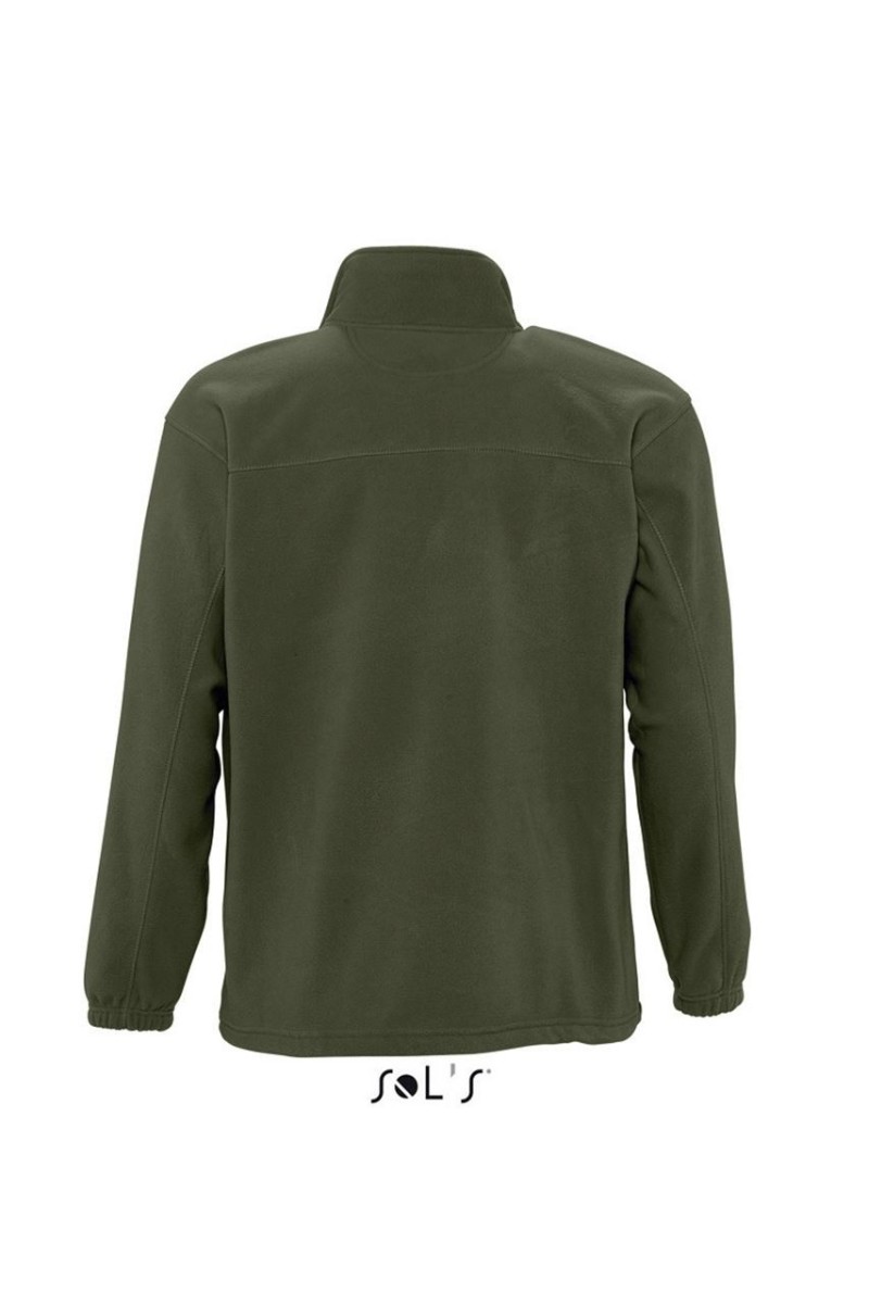 SOL'S NORTH MEN - JACHETĂ FLEECE CU FERMOAR