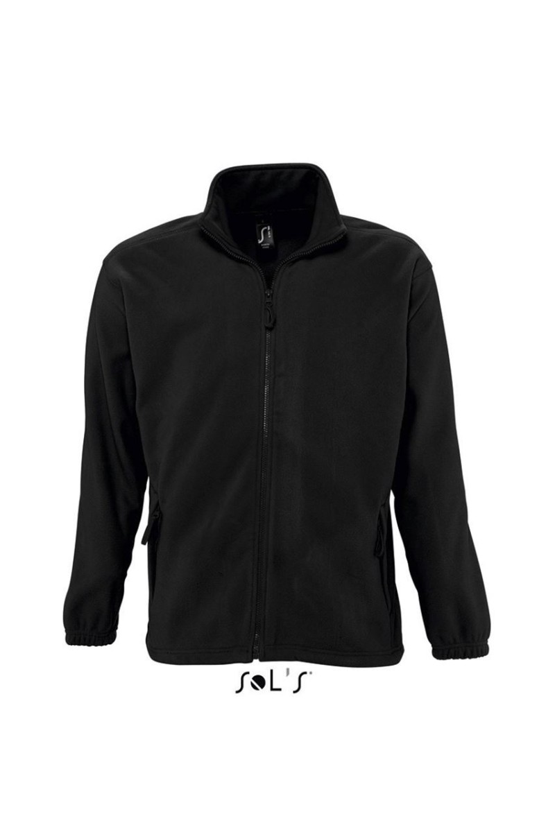 SOL'S NORTH MEN - JACHETĂ FLEECE CU FERMOAR