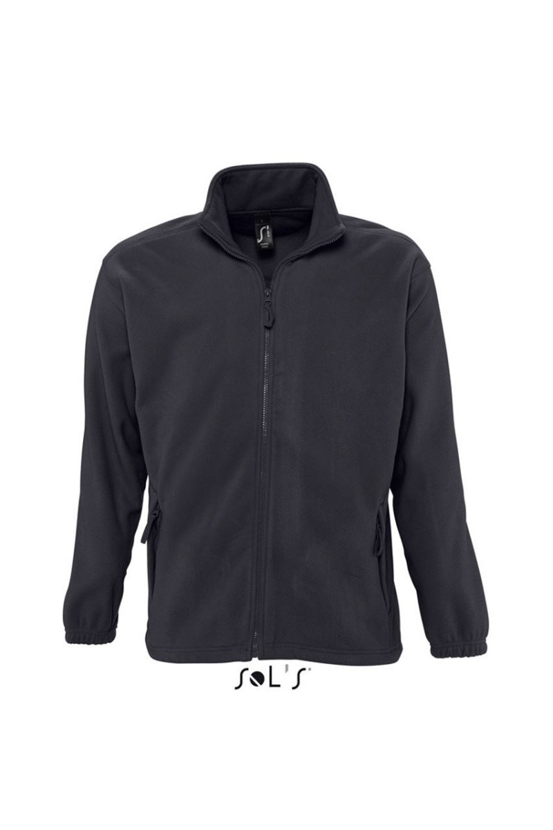 SOL'S NORTH MEN - JACHETĂ FLEECE CU FERMOAR