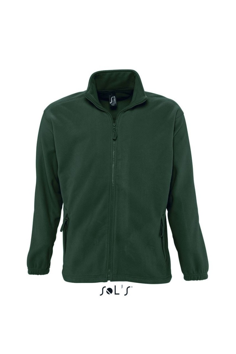SOL'S NORTH MEN - JACHETĂ FLEECE CU FERMOAR