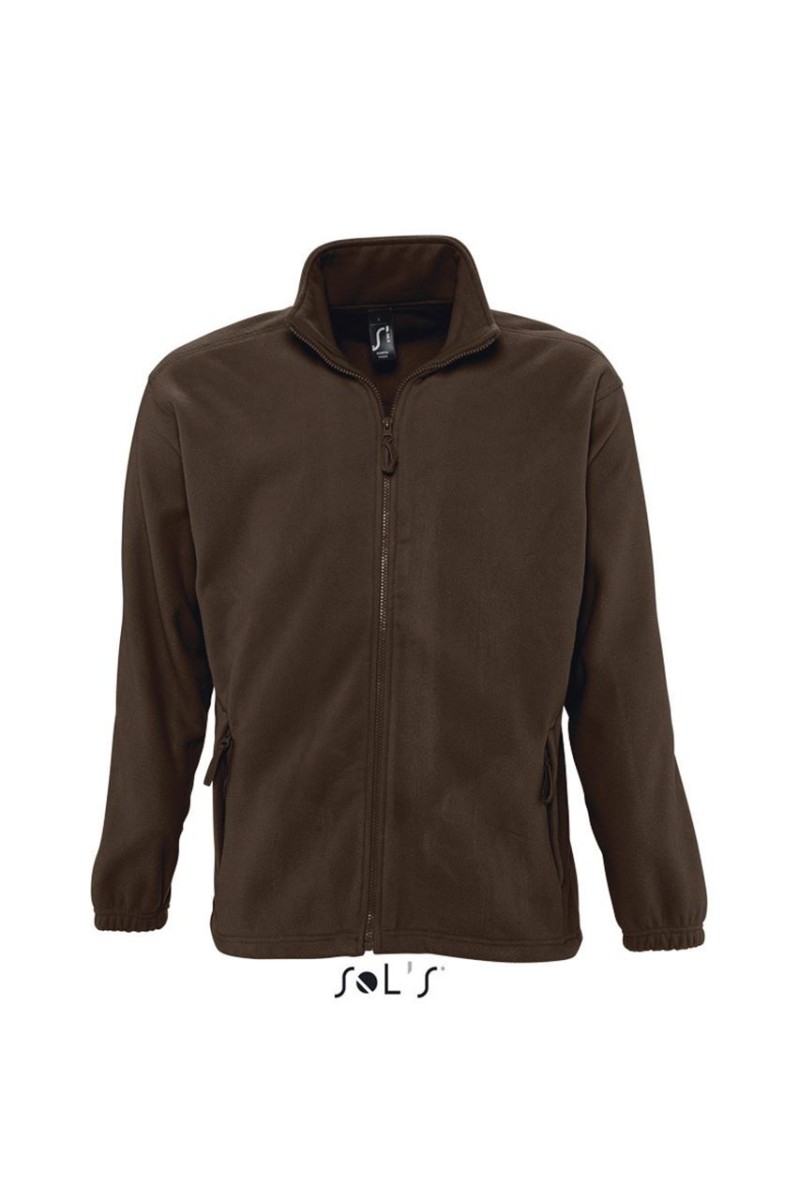 SOL'S NORTH MEN - JACHETĂ FLEECE CU FERMOAR