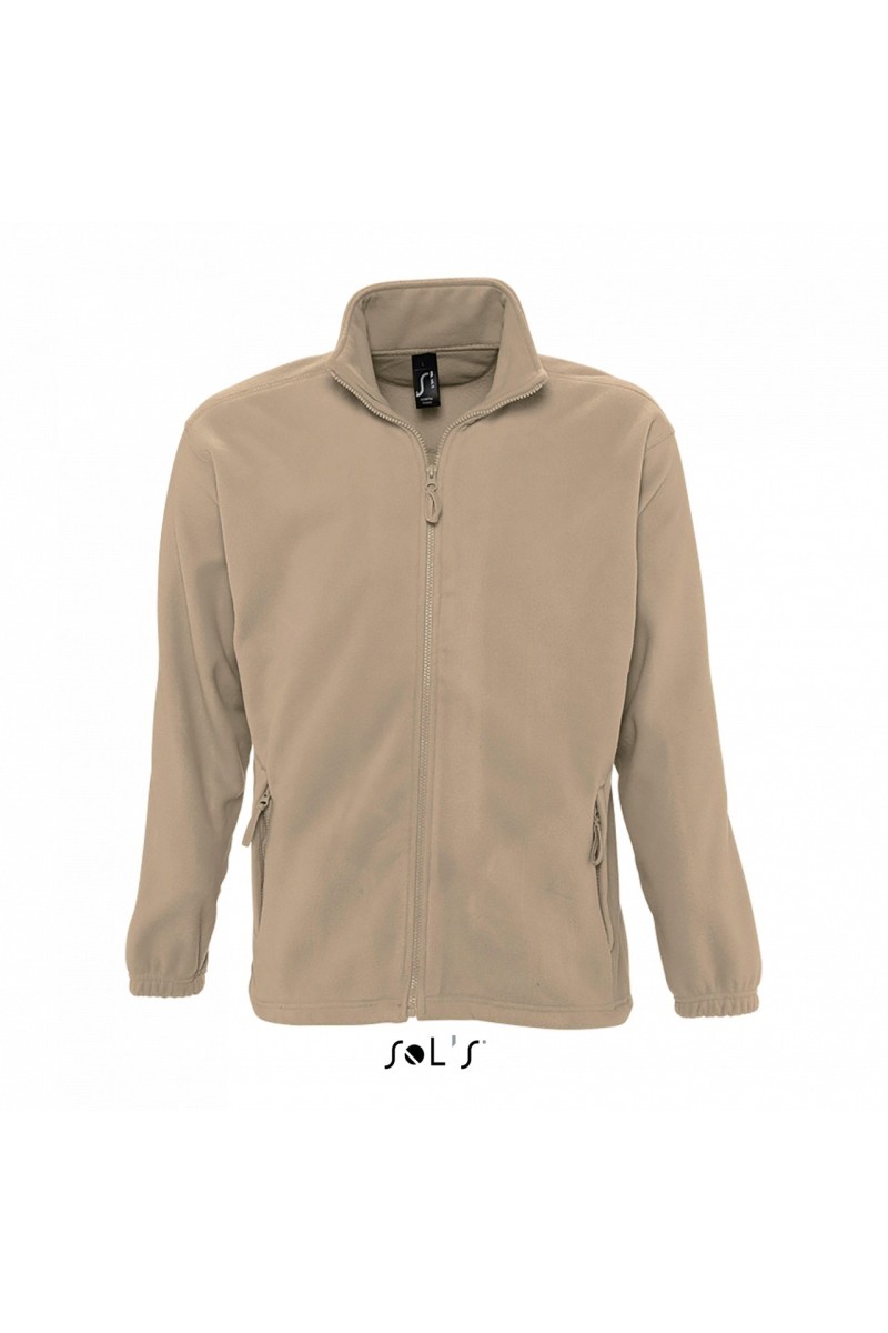 SOL'S NORTH MEN - JACHETĂ FLEECE CU FERMOAR