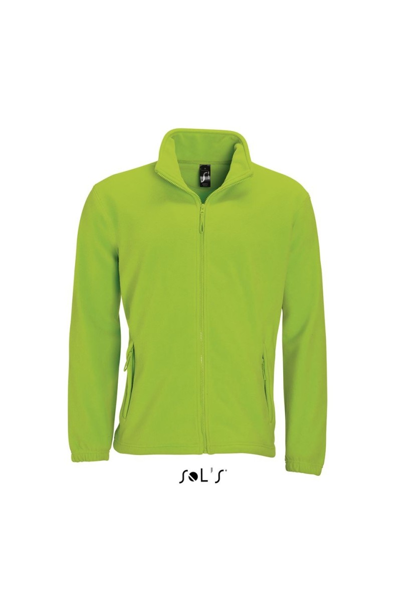 SOL'S NORTH MEN - JACHETĂ FLEECE CU FERMOAR