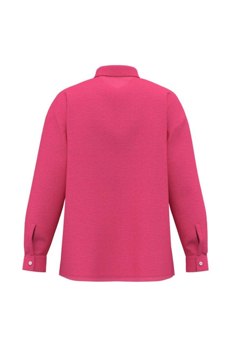 LADIES' OVERSIZE LINEN SHIRT