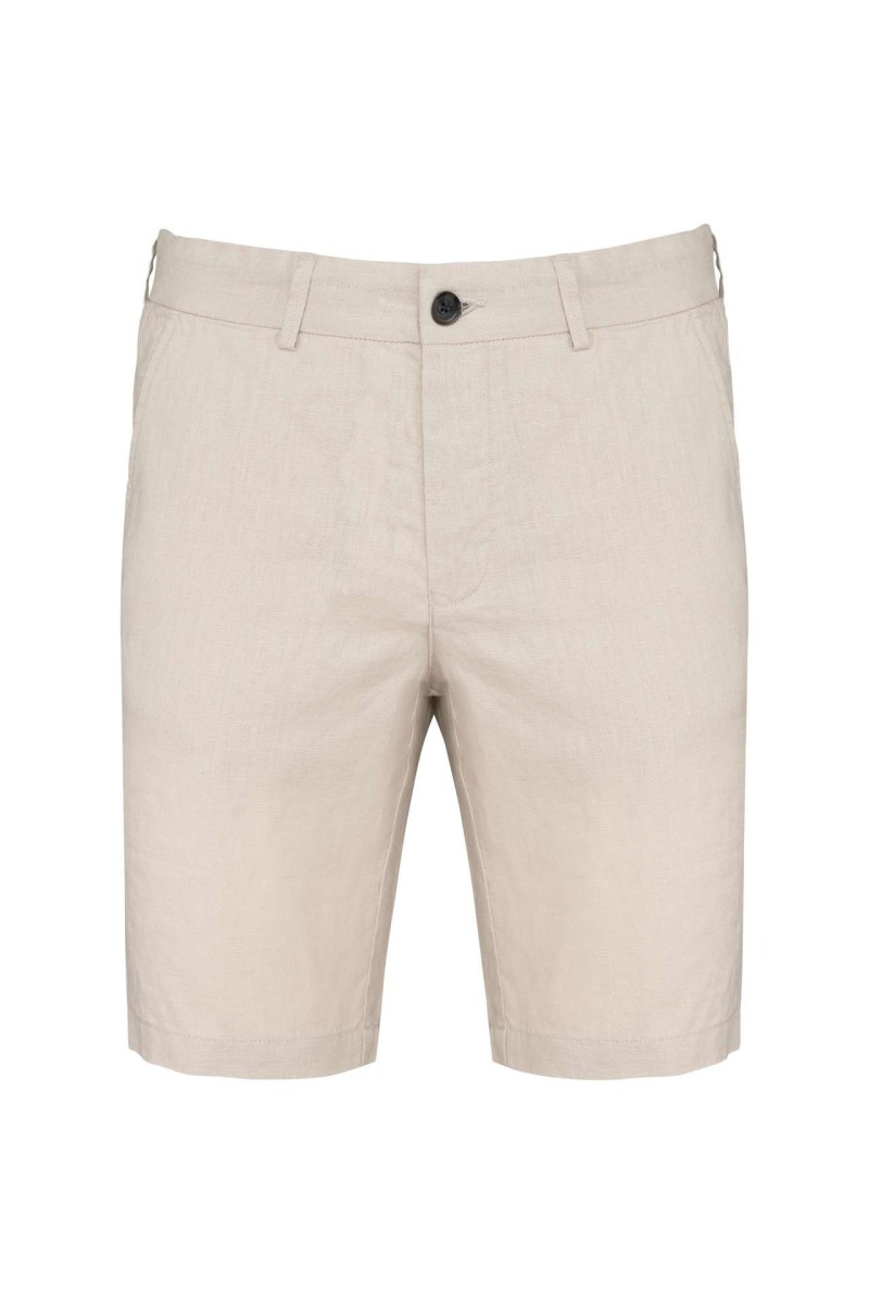 MEN'S LINEN BERMUDA