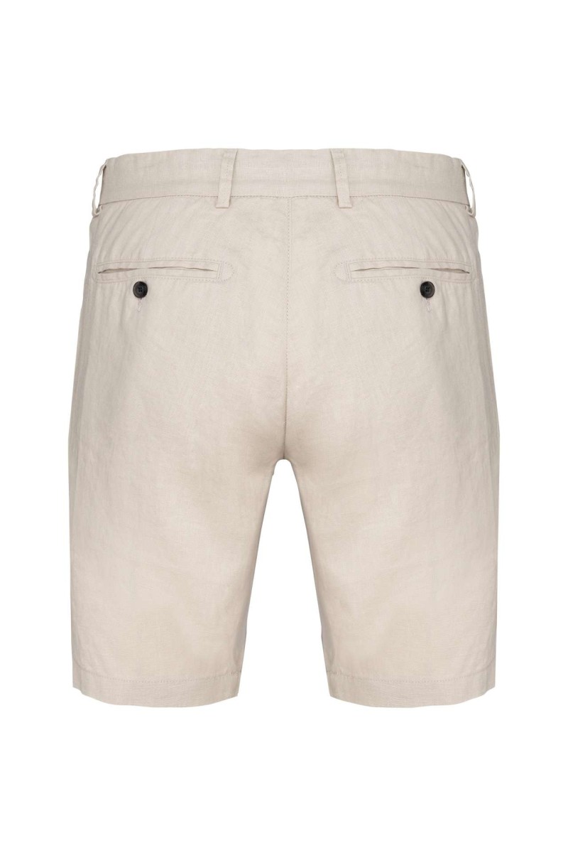 MEN'S LINEN BERMUDA