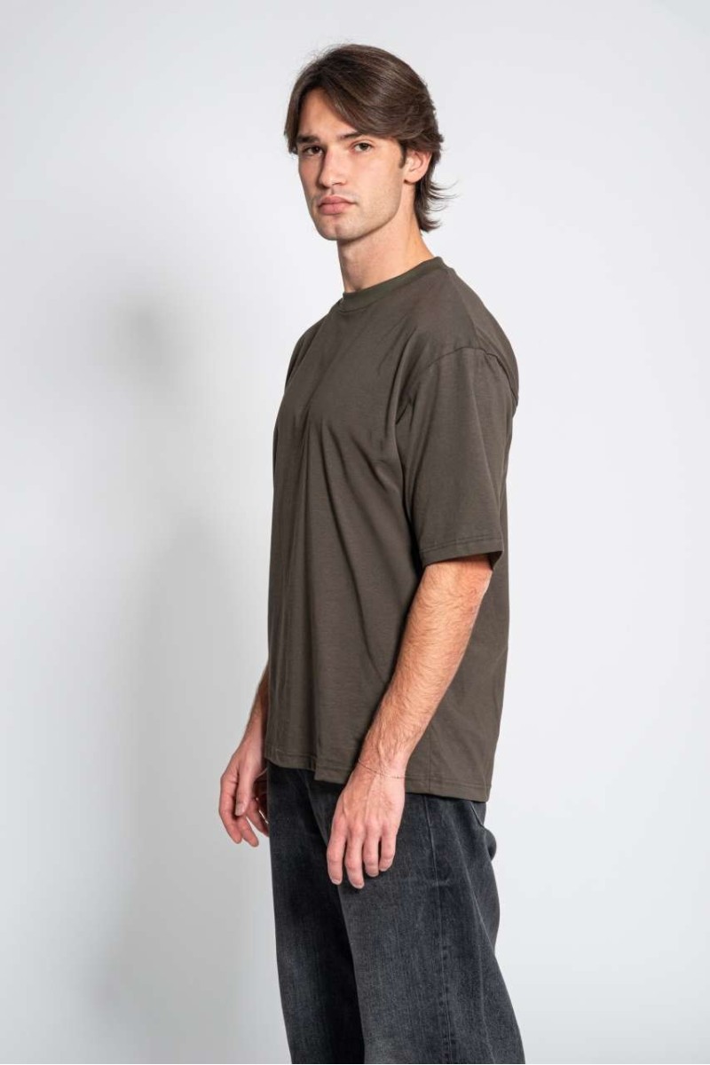 JERSEY PLUS - TRICOU CU MÂNECĂ SCURTĂ ȘI GÂT ROTUND
