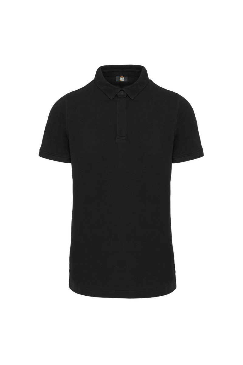 MEN'S SHORT SLEEVE STUD POLO SHIRT