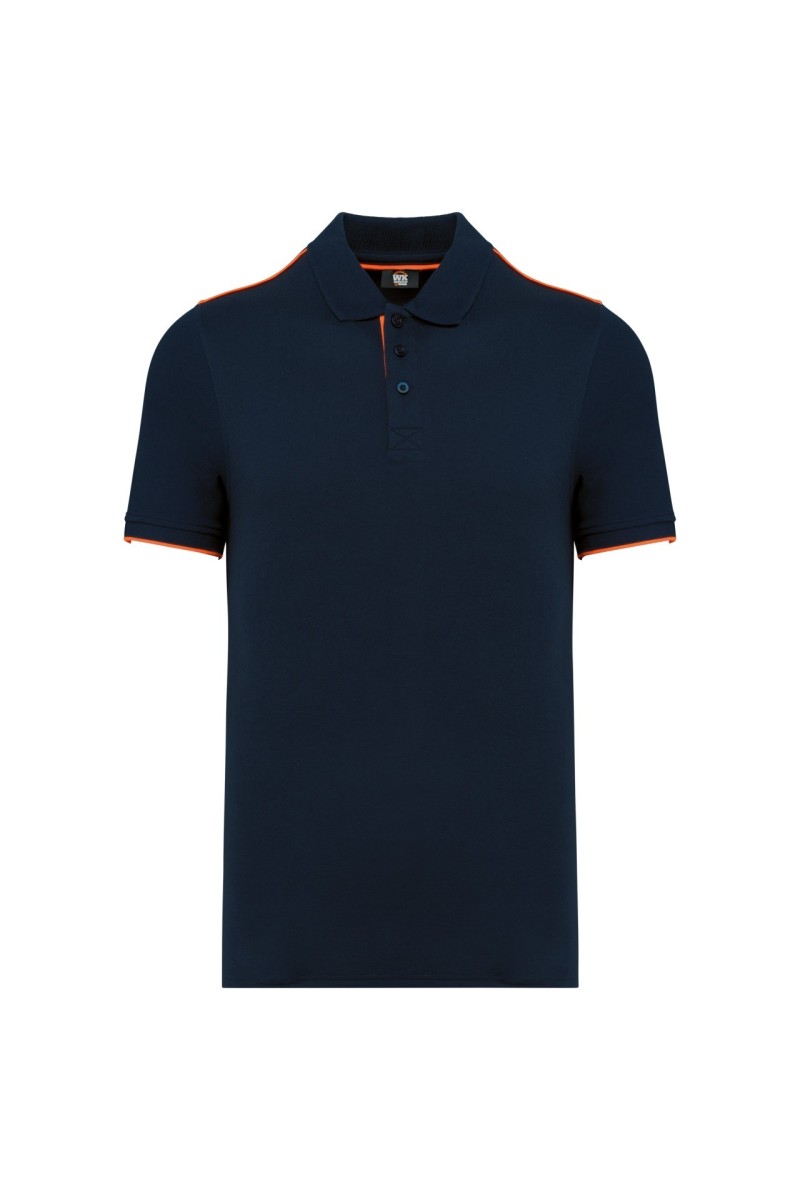 MEN'S SHORT-SLEEVED CONTRASTING DAYTODAY POLO SHIRT