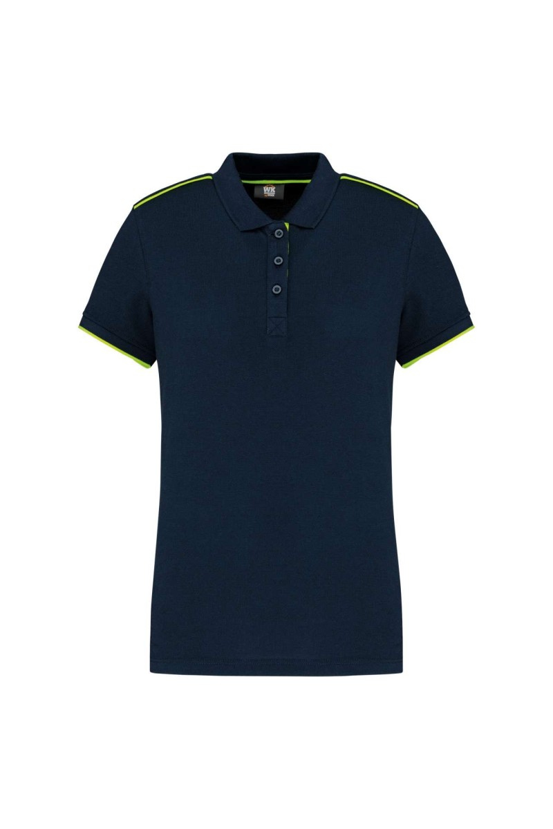 LADIES' SHORT-SLEEVED CONTRASTING DAYTODAY POLO SHIRT