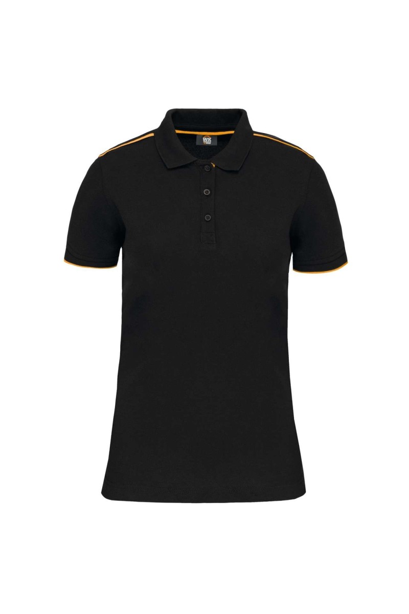 LADIES' SHORT-SLEEVED CONTRASTING DAYTODAY POLO SHIRT